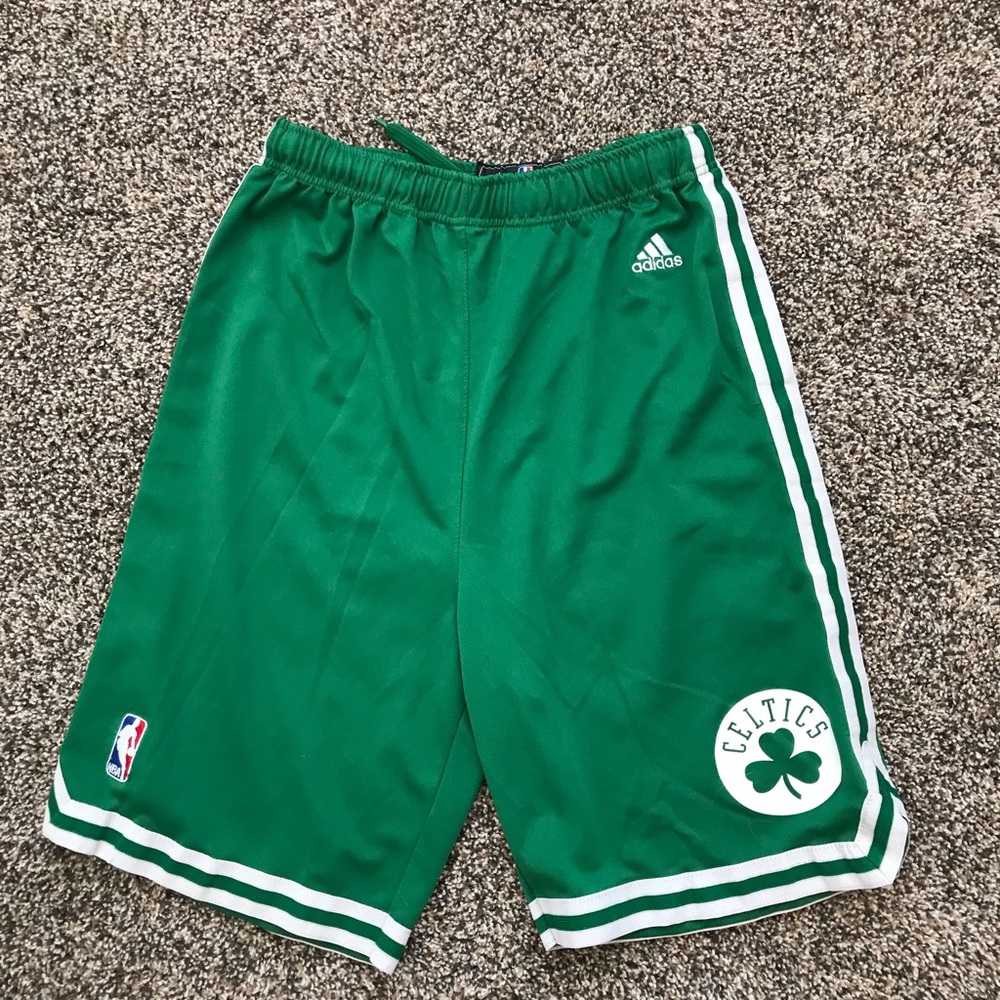 Kids Boston Celtics NBA shorts by adidas